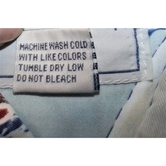 Michael Austin Rugged Wear XXL Short Sleeve Button Down Nautical FLAW READ! - Picture 4 of 6